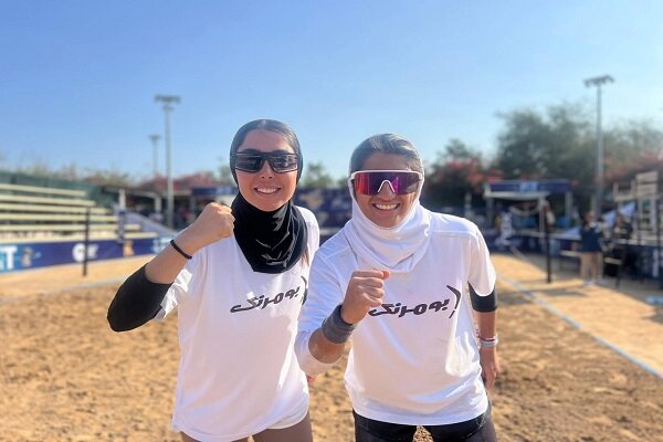 قهرمانی انواری و ثابتی در هفته دوم تنیس ساحلی