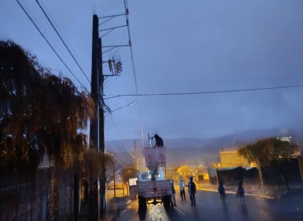 پایداری شبکه برق مارگون پس از رعد و برق و باران‌های شدید