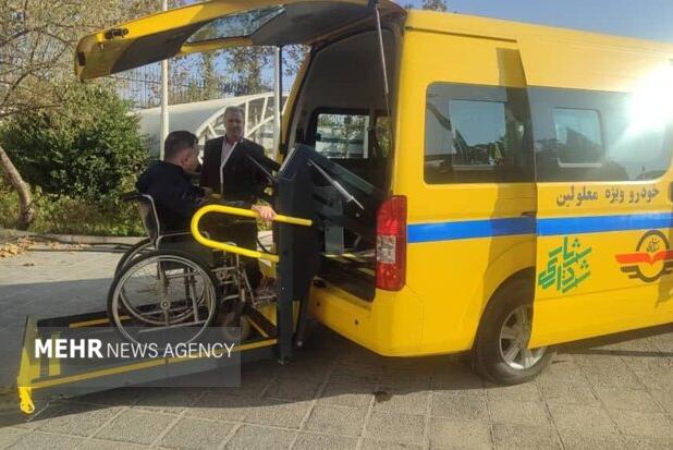 شهرداری شهریار نخستین ون ویژه معلولین را به بهره‌برداری رساند