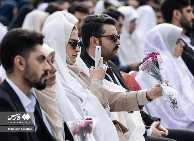 مراسم ازدواج دانشجویی ۲۵۰ زوج در دانشگاه تهران
