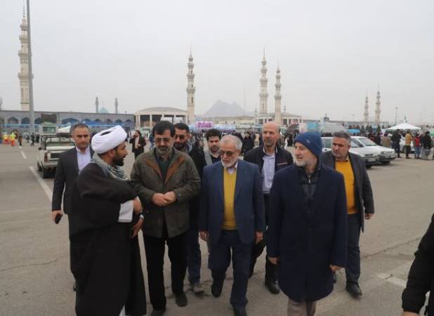 معاون وزیر کشور از فعالیت های مواکب نیمه شعبان قم بازدید کرد