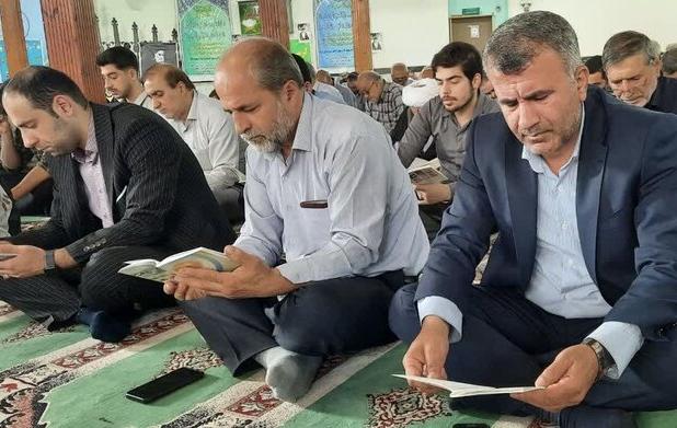 مراسم قرائت دعای پر فیض عرفه در تالش