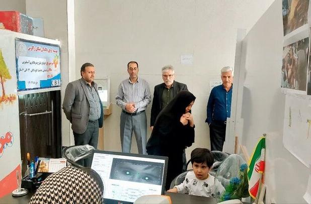 برنامه پیشگیری از تنبلی چشم کودکان در بیجار آغاز شد