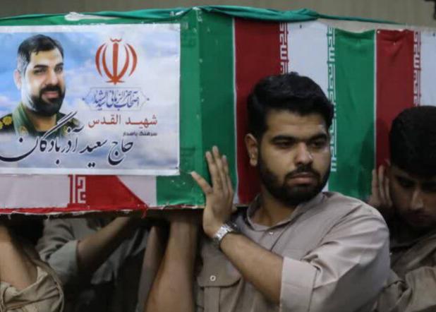 آغاز مراسم تشییع پیکر شهید دفاع از وطن سرهنگ پاسدار سعید آذربادگان