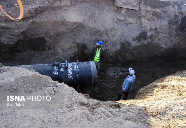 احداث بیش از ۱۰ کیلومتر خط انتقال آب در شهرستان خرمدره