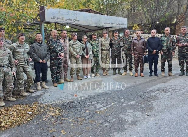 دیدار فرماندهان آمریکایی با پیشمرگان کُرد در عراق