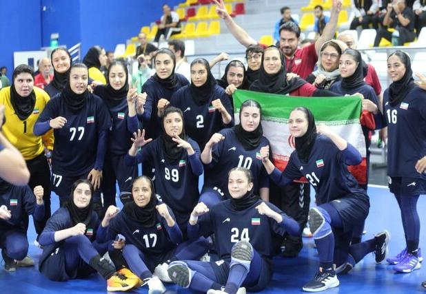 قهرمانی بدون شکست دختران هندبال ایران در بازیهای آسیایی بحرین