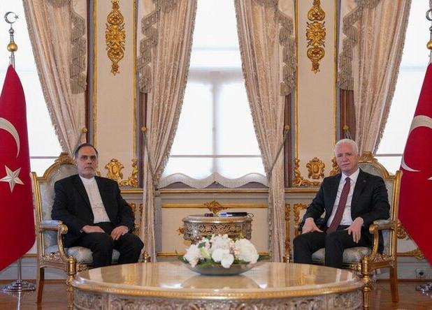 دیدار و گفت‌وگوی سفیر ایران در ترکیه با استاندار استانبول