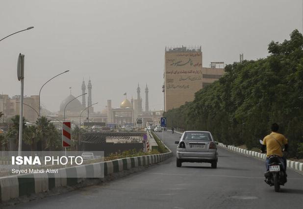 هوای استان قم همچنان ناسالم است