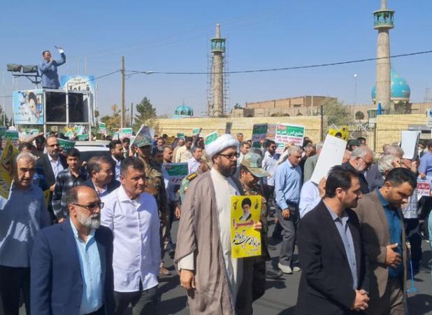 راهپیمایی جمعه «خشم و نصر» در تربت‌جام 