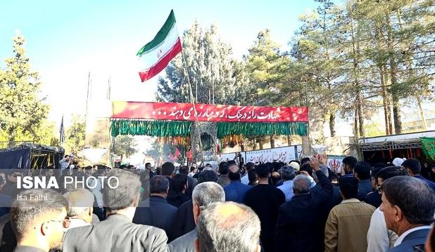 پیکر مطهر یک شهید گمنام در دانشگاه فرهنگیان کهگیلویه و بویراحمد خاکسپاری شد