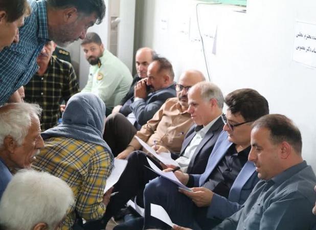 میز خدمت جهادی در روستای شالماء شفت برگزار شد