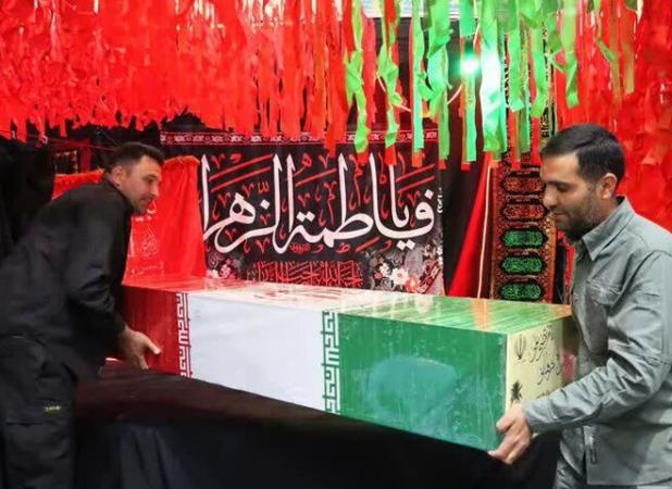 استقبال از پیکر مطهر شهید گمنام در نوار مرزی آبادان و خرمشهر