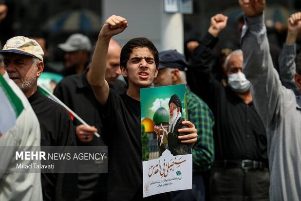 راهپیمایی جمعه خشم در بافق برگزار شد