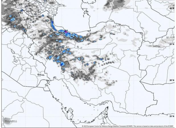 هواشناسی ایران ۴ بهمن؛ تشدید بارش‌ها در غرب و شمال غرب کشور