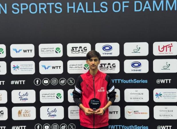 کسب نخستین مدال بین‌المللی پینگ پنگ لارستان