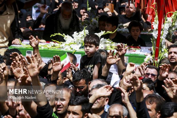 تشییع پیکر مطهر سرلشکر شهید «غلامرضا محرابی» در اهواز