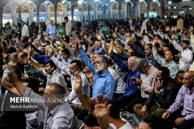 اجتماع بزرگ بیعت با امام زمان(ع) در مسجد مقدس جمکران