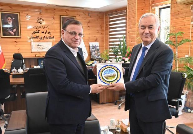دیدار سفیر تاجیکستان در ایران با استاندار گلستان
