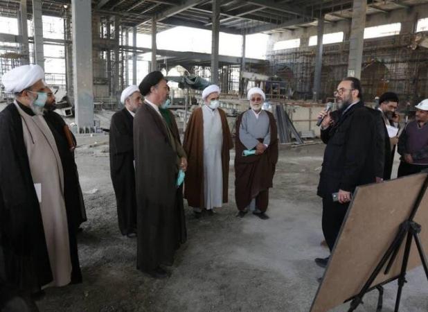 علمای حوزه علمیه از پروژه‌های عمرانی و فرهنگی حرم رضوی بازدید کردند