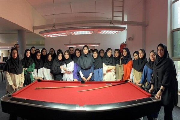 رشته‌های بیلیاردی واحد درسی  ۱۷۰ دانشجوی دانشگاه هنر شد