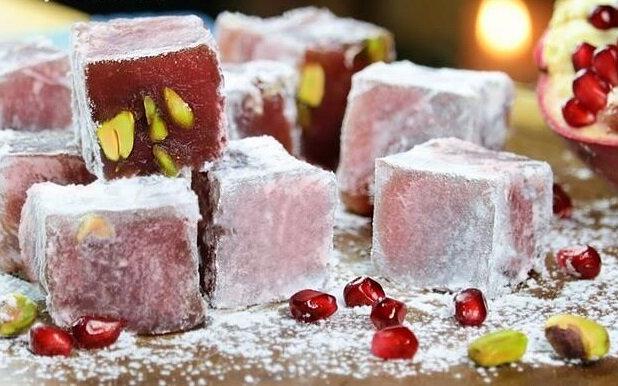 طرز تهیه لوکوم انار، یلدایی‌ترین شیرینی ترکی