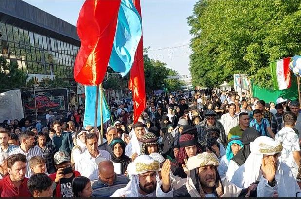 تجمع باشکوه و حماسی با شعار «ایران، ذوالفقار علی(ع)» در مشگین‌شهر