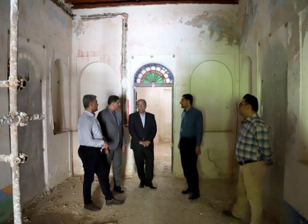 مرمت بنای تاریخی کتابخانه عمومی مصلحیان بوشهر ادامه دارد