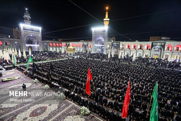 مراسم شام غریبان شهادت امام رضا (ع) یکشنبه برگزار می‌شود