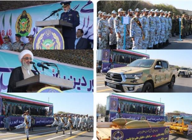 نمایش اقتدار و آمادگی نیروهای مسلح در بوشهر