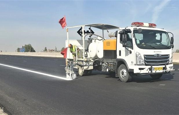 اجرای خط‌کشی نهایی در آزادراه قم–کاشان با تخصیص ۵۰۰ میلیارد ریال