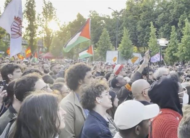 اعتراض فرانسوی‌ها به انحلال بزرگترین انجمن حامی فلسطین