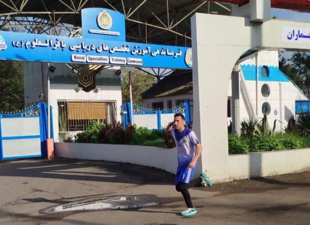 دویدن ۱۸ کیلومتری قهرمان نداجا به مناسبت هفته تربیت بدنی در رشت