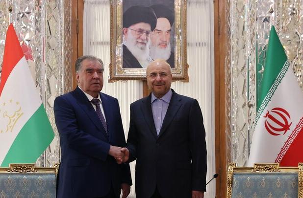 رئیس جمهور تاجیکستان با قالیباف دیدار و گفتگو کرد