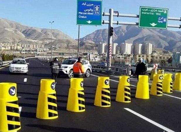 تردد در آزادراه تهران_کرج یک طرفه است