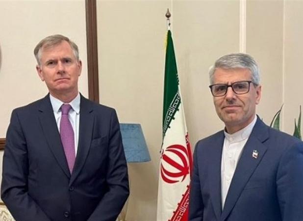 دیدار سفیر انگلیس در تهران با سخنگوی وزارت امور خارجه