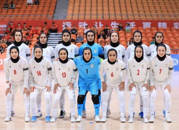 پیروزی تیم ملی فوتسال زنان ایران مقابل میزبان