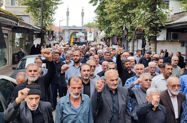 مردم فومن ترور «اسماعیل هنیه» را محکوم کردند