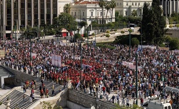 اعتصاب کارکنان بخش دولتی در یونان