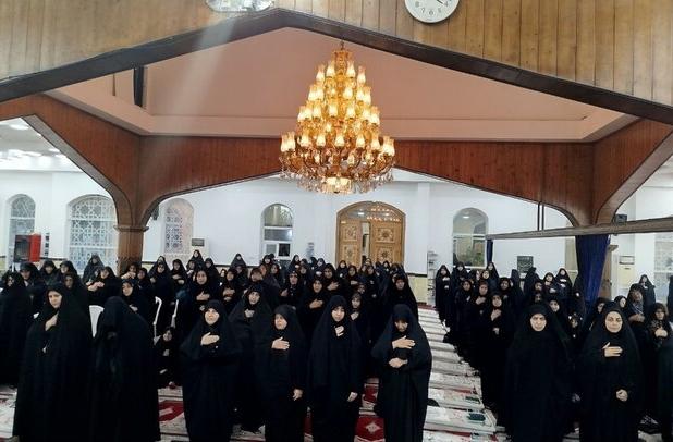 مراسم عزاداری شهادت حضرت فاطمه زهرا(س) در آستانه اشرفیه