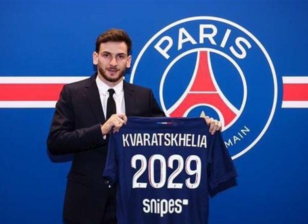 کوارتسخلیا پس از پیوستن به PSG: این یک رؤیاست