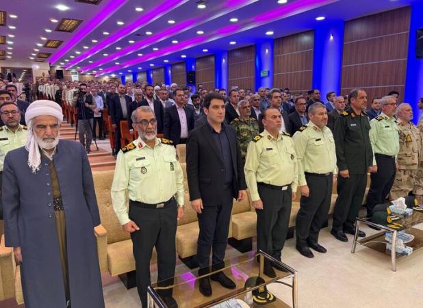 مراسم تکریم و معارفه فرمانده انتظامی کردستان در سنندج برگزار شد