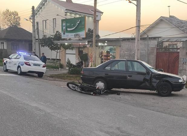 صفاری: برخورد سواری پژو با موتورسیکلت جان یک نفر را گرفت