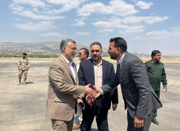 وزیر بهداشت وارد ایلام شد