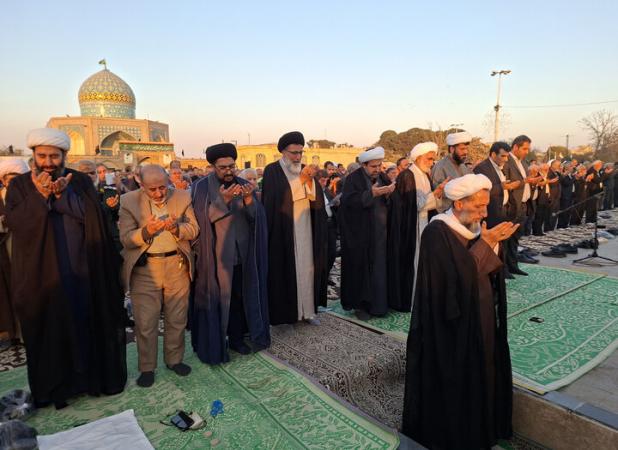 اقامه نماز باران در قزوین