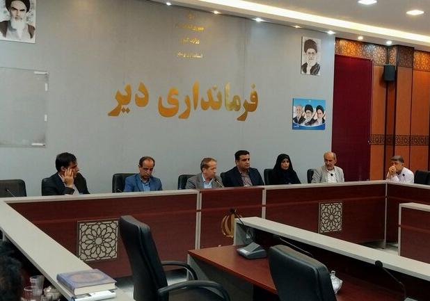 ۹۲ پروژه هفته دولت در شهرستان دیر افتتاح یا آغاز می‌شود
