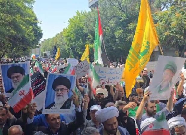 برپایی راهپیمایی «جمعه خشم و نصر» در تبریز با حضور پرشور مردم