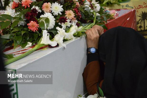 آیین استقبال از شهدای گمنام در نور