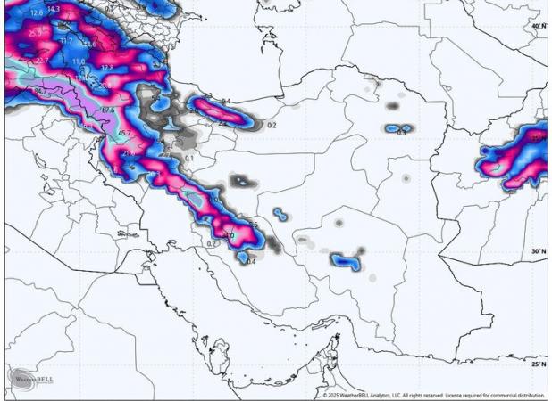هشدار برف و کولاک در ۲۰ استان؛ ورود سامانه بارشی جدید به کشور از فردا