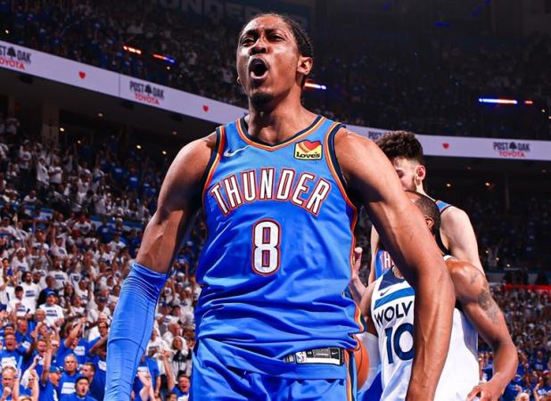 صعود تاندِر به فینال NBA با برتری قاطع مقابل مینه‌سوتا
